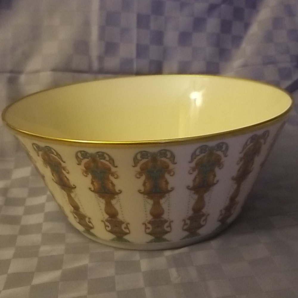 Vintage Lenox Lido Salad bowl w/gold